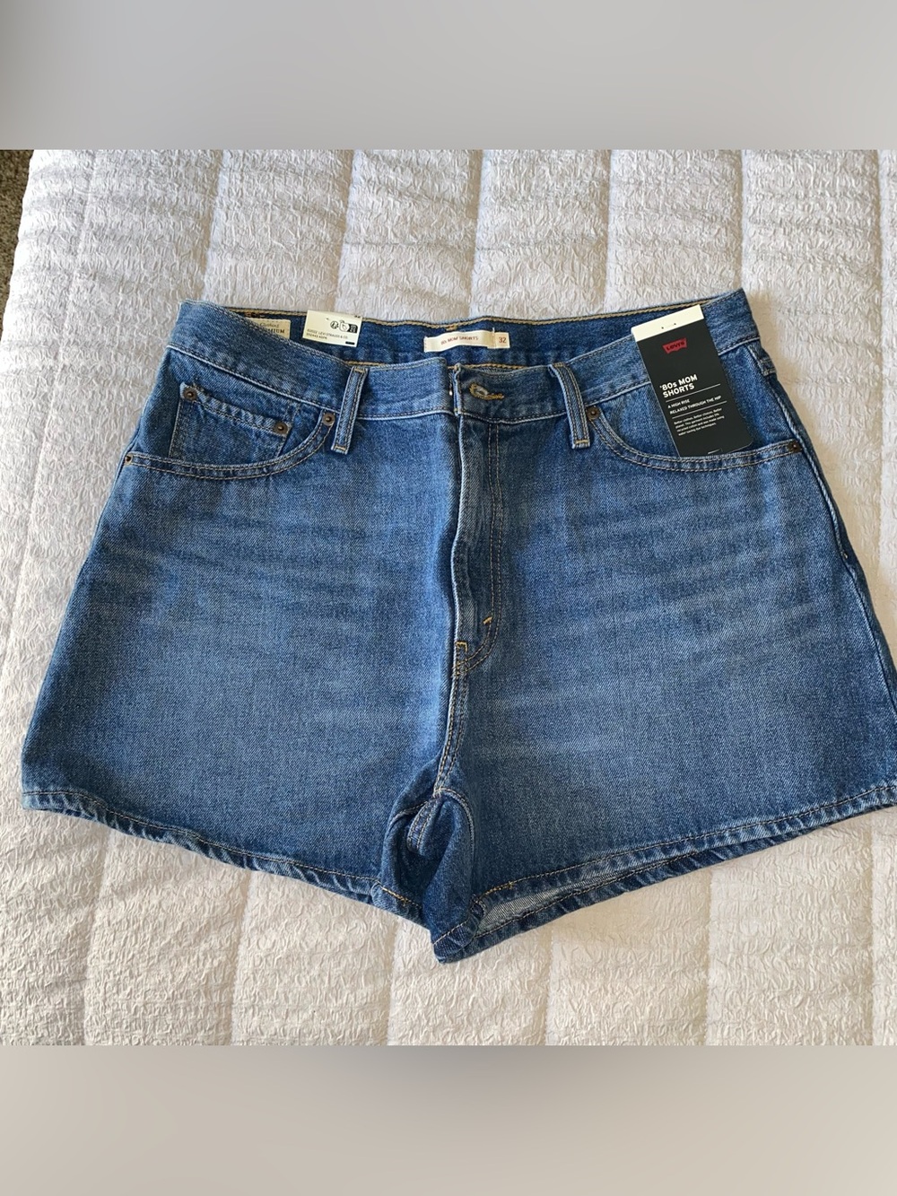 Levi's Mid Wash Denim Shorts